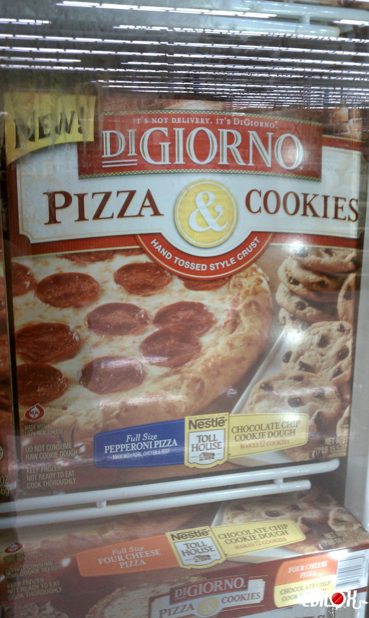 Pizza Cookies avec Beer