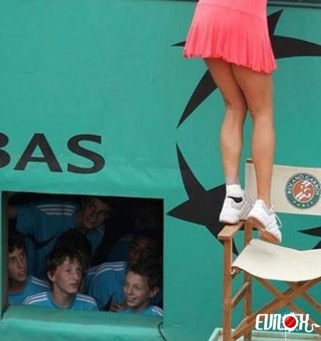 Voyeurs à Roland Garros